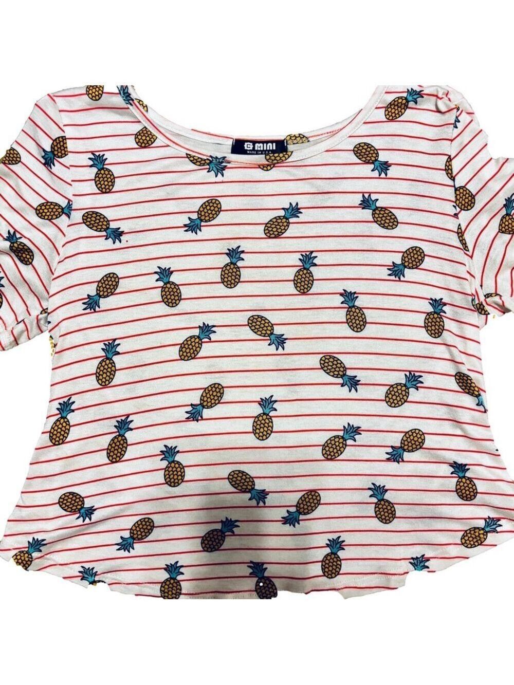 Pineapple of My Eye Crop Top T-Shirt - Picture 4 of 9